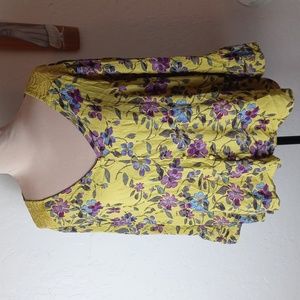 Retrology Petite Gauze Blouse